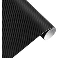Adesivo per auto in fibra di carbonio - Pellicola in fibra di carbonio, Pellicola per carrozzeria - Pellicola per esterni auto 127x30 cm, Nastro autoadesivo in fibra di carbonio, Nastro per dettagli i