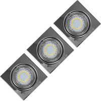 LED 3er Pack Einbau Spot 4,5 Watt Wohnzimmer Diele Lobby Spotlight CRISTALDREAM 2305328