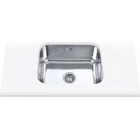 Edesa - Fregadero De Cocina Acero 51 Cm 1 Cubeta Bajo Encimera
