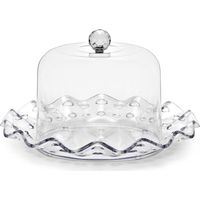 Fade Swami Tortiera con Coperchio 26 x 15 Cm Trasparente