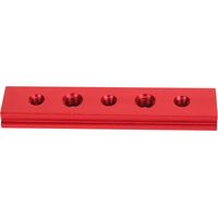 100mm T Slot Miter Track with Holes Aluminum Alloy Woodworking Chute Rail Electric Circular Saw Workbench Fixture Red