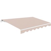 Lona de recambio para toldo Wasabi 2,5 x 2 m Beige arena poliéster