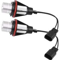 ampoule angel eyes e60,Tbest Angel Eyes E39, Ampoule Angel Eyes E61,Veilleuse Led E60,Ampoule Led Angel Eye Ampoule,2Pcs Car Bright 6000K 5W Angel Eyes Ampoule Led Light Lamp Remplacement Repl