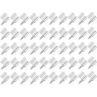 50 Pièces Vis Autotaraudeuses Support,Consoles Pour Etagères,Self-Tapping Screws Cabinet Laminate Support,Utilisé Pour Les Etagères en Verre Etc