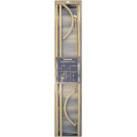 Pro Aluminium Shower Track - 3M White
