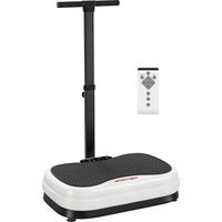 SPORTNOW Vibration Plate with Adjustable Handle, Auto or Manual Speeds
