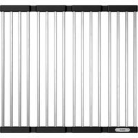Egouttoir pliable en Inox 238482 – Panier égouttoir d'évier – Dimensions 460x425 mm – Compatible avec Blanco SUBLINE, PALONA, ANDANO
