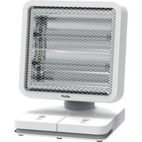Radiatore al Quarzo con Pedale di Comando 600 W Bianco - Profile