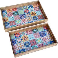 Vassoi idraulici multicolori vintage 2U per cucina e casa