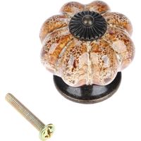Bouton De Porte En Céramique Antique Citrouille Pour Armoires, Armoires, Commode, Tiroirs, Meubles De Cuisine, Poignées De Tirages (10 Pièces, Blanc)