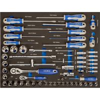 IRIMO - Module mousse 3/3 Douilles et tournevis - 60 pièces