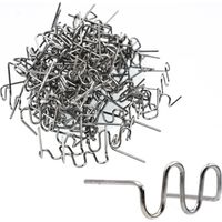 Rosfix Graffette in plastica, onda larga, 0,8 mm, 100 pz.