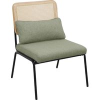 SVITA SVEA Loungesessel Rattansessel Retrosessel Rattan vintage Grün