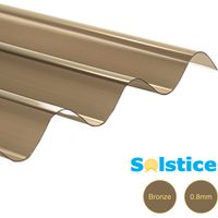 Solstice PVC Corrugated Sheet Bronze 3000mm x 950mm x 0.8mm