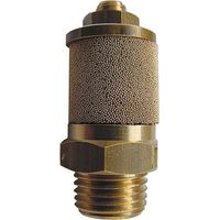 Silencieux reglable avec ecrou six pans en laiton G 3/4