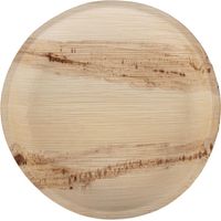 Assiettes creuses rondes en feuilles de palmier 250mm (lot de 100) - FIESTA COMPOSTABLE