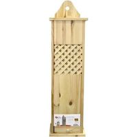 Frandis Contenitore per pane in legno di pino massello marrone 78x21x17 cm