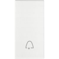 VIMAR - 19021.CB Botón 1M con símbolo de campana blanca