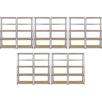 10 x verzinkte Garagenregal Stahlregal Industrieregal Werkstattregal Steckregal