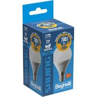 Lampadina A Led Sfera 7W E14 - Bianco Caldo