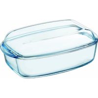 PLAT RÉSISTANT AU FOUR AVEC COUVERCLE PYREX 6,7 L