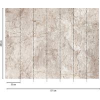 A.S. Creation Fototapete Livingwalls The Wall 382261 Ein Motiv pro Rolle 3.71 x 2.80 m Betonoptik Beige