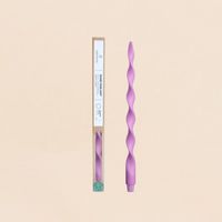 Bougie spirale parme 40cm