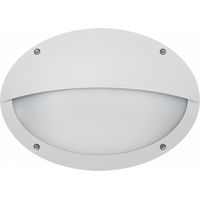 Wandleuchte Teia Hor. Hood Ip66 E27 23w Weiß