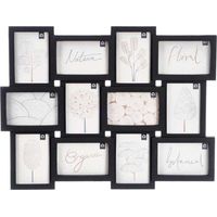 Giftdecor Multirama marco de fotos múltiple negro 60 x 46,5 cm