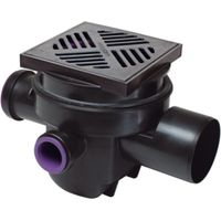 KESSEL Kellerablauf DN 100 29121 Rost 200x200 Edelstahl massiv