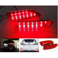 Kit 2 Fanali Posteriori A Led Rosso Per Lexus CT 200h Toyota Corolla Rear Bumper Reflector Light Sostituzione Riflettore Catarifrangente