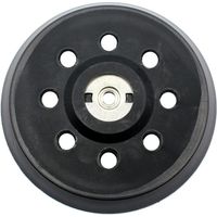 125-mm-Schleifteller – 8 Löcher – Mittelharte Oberfläche für ebene und gewölbte Flächen – Kompatibel mit Metabo SXE 325/425/425 TurboTec Schleifmaschinen – 631220000