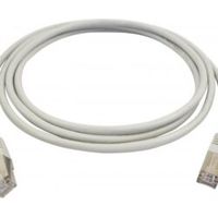 Cordon RJ45 cat6 Blindé - F/UTP - Gris - ECORD6F01M - CAE