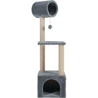 Zolux Trio árbol para gatos gris compacto funcional