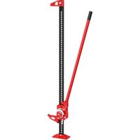 Wiltec Cric Fermier à levier 3000 kg Farm Jack Tout-terrain ATV 4x4 Acier 14,2 kg 150 cm Treuil Véhicule Voiture Tout terrain Hauteur ajustable 15,5-135 cm Dispositif levage Agricole Sylviculture Jard