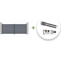 Elektrisches Flügeltor 3,5 m VOGEL 350 x 140 cm + Motorisierung RANGER B150