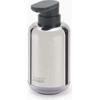 Dispensador de jabón Joseph Joseph EasyStore Luxe de acero inoxidable, bomba fácil de usar, capacidad de 300 ml, base antideslizante, acabado pulido.