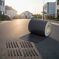 Melko Stabmattenzaun Sichtschutzstreifen 35m PVC Zaunfolie Höhe 19 cm Sichtschutzfolie Blickdicht