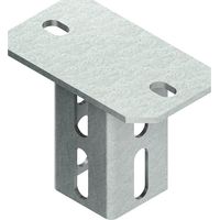Placa de tornillos Niedax ku 5050 acero galvanizado perforación triple
