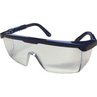 WEMAG Einscheiben-Schutzbrille " classic" farblos blau verstellb. Bügel EN166 CE