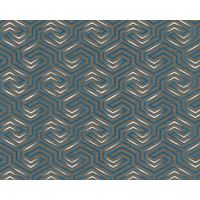 Graphic wallpaper wall EDEM 84114BR92 non-woven wallpaper slightly textured with ornaments and metallic highlights brown quartz grey pearl gentian blue silver 10.65 m2 (114 ft2)