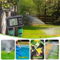 Vanne intelligente double sortie – Minuterie irrigation pour cour et jardin – Arrosage automatique