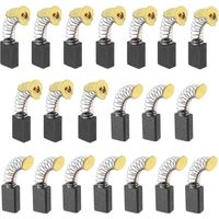 20pcs Carbon Brushes Motor Replacement Universal Carbon Brush Accessories for Power Tools Electric Circular Saws Weeders, 5 x 8 x 12.5 mm