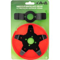 Kawapower Disque de débroussailleuse anti-herbes 2+5 dents 145 mm