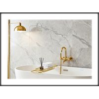 Miroir de salle de bain avec éclairage LED 80 x 60 cm, 3 couleurs d'éclairage, fonction anti-buée, fonction mémoire, IP44, montage horizontal/vertical
