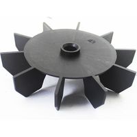 Remplacement des pales de ventilateur, ventilateur en plastique pour moteur électrique, accessoires de pale de ventilateur de petit compresseur d'air, moteur direct en ligne, arbre de 15mm, dia