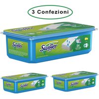 Swiffer wet panni umidi lavapavimenti per scopa al limone 3 confezioni da 24 panni