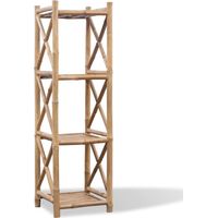 Etagère à 4 paliers Meuble de rangement Meuble Étagère en bambou 24369