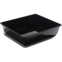 Plateau en Plexiglas gastronorme GN 2/3 354x325x80mm Noir - Matériel CHR Pro