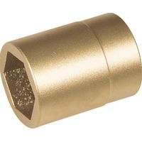 Steckschlüsseleinsatz 1/2 ″ 6-kant Schlüsselweite 24 mm Länge 43 mm funkenfrei